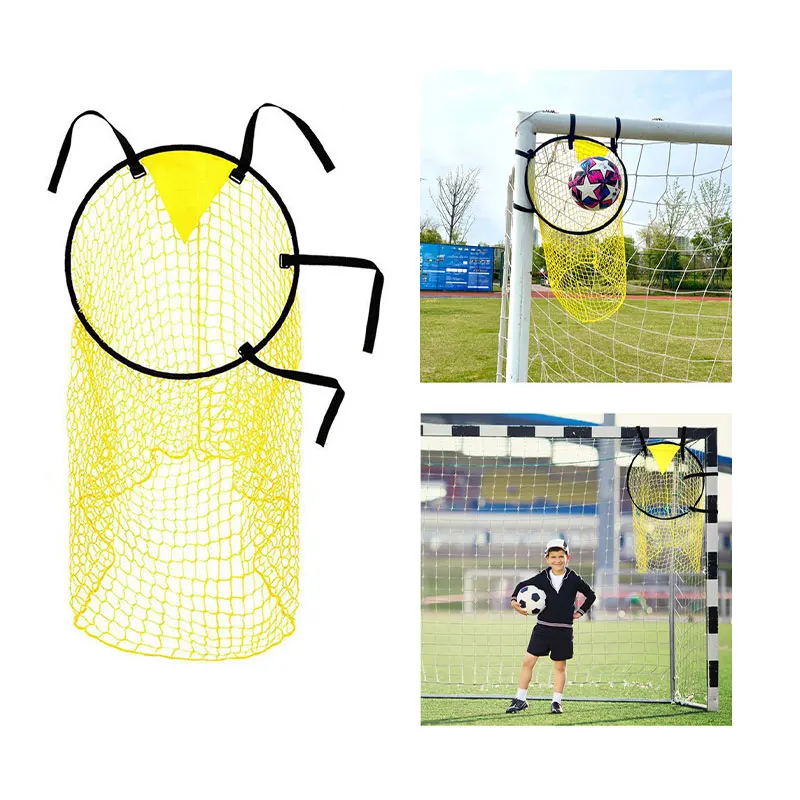 Soccer Training Net Football Practice Target Bag Adjustable Straps Folding Soccer Goal Target Sports soccer goal net