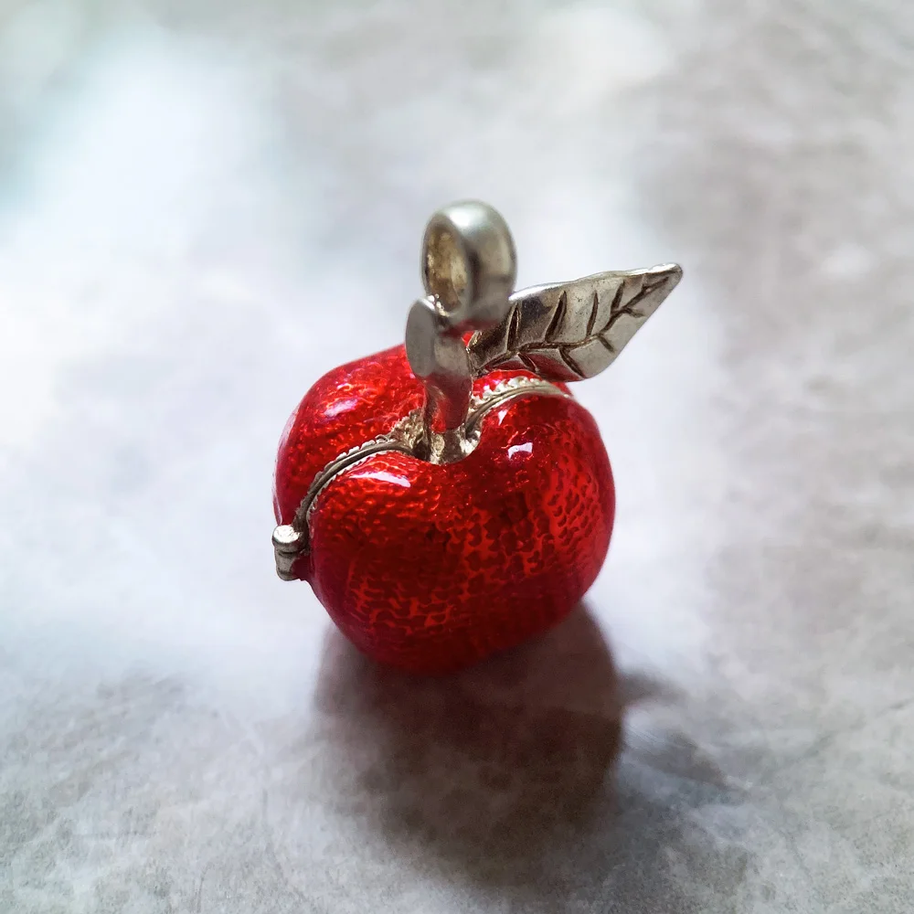 Red Apple Charm Thomas Sabo Apple Necklace Snake And Red Apple