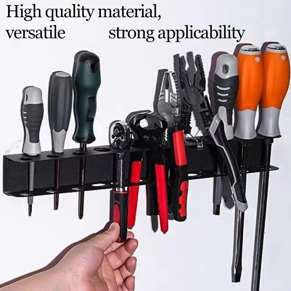 Holes Easy To Install Wall Mounted Tool Holder for Various Sized Pliers Tool in Garage NEW