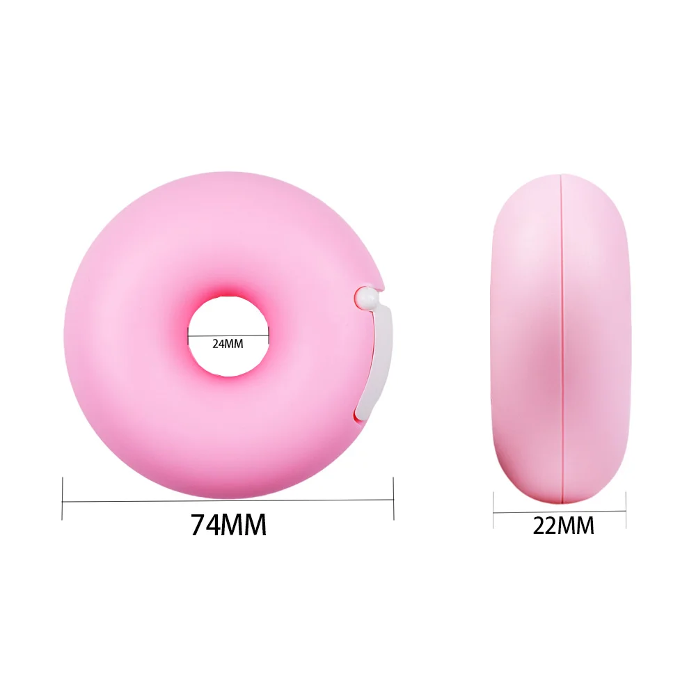 Candy Color Love Heart Donut Shape Eyelash Extension Tape Cutter Adhesive Tape Holder Tape Cutter Grafting Eyelash