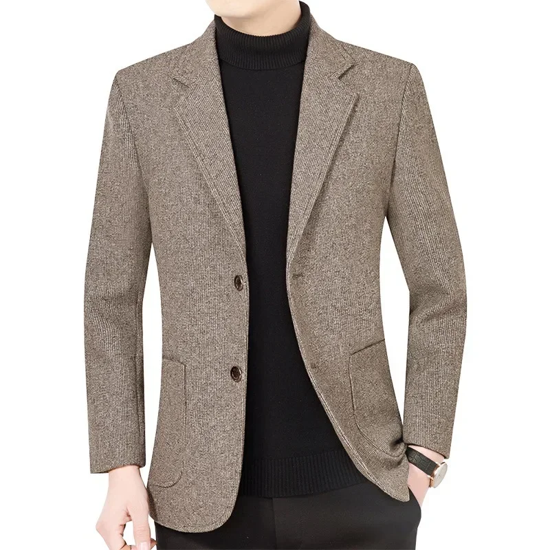 New Autumn Men Solid Formal Wear Business Blazers Jackets Casual Suits Coats Quality Male Slim Fit 4X Suits Coats