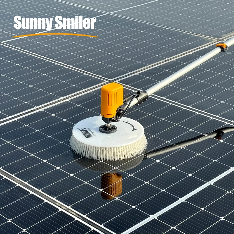Solar Panel Cleaning Tool Cleaner Rotating Brush X3