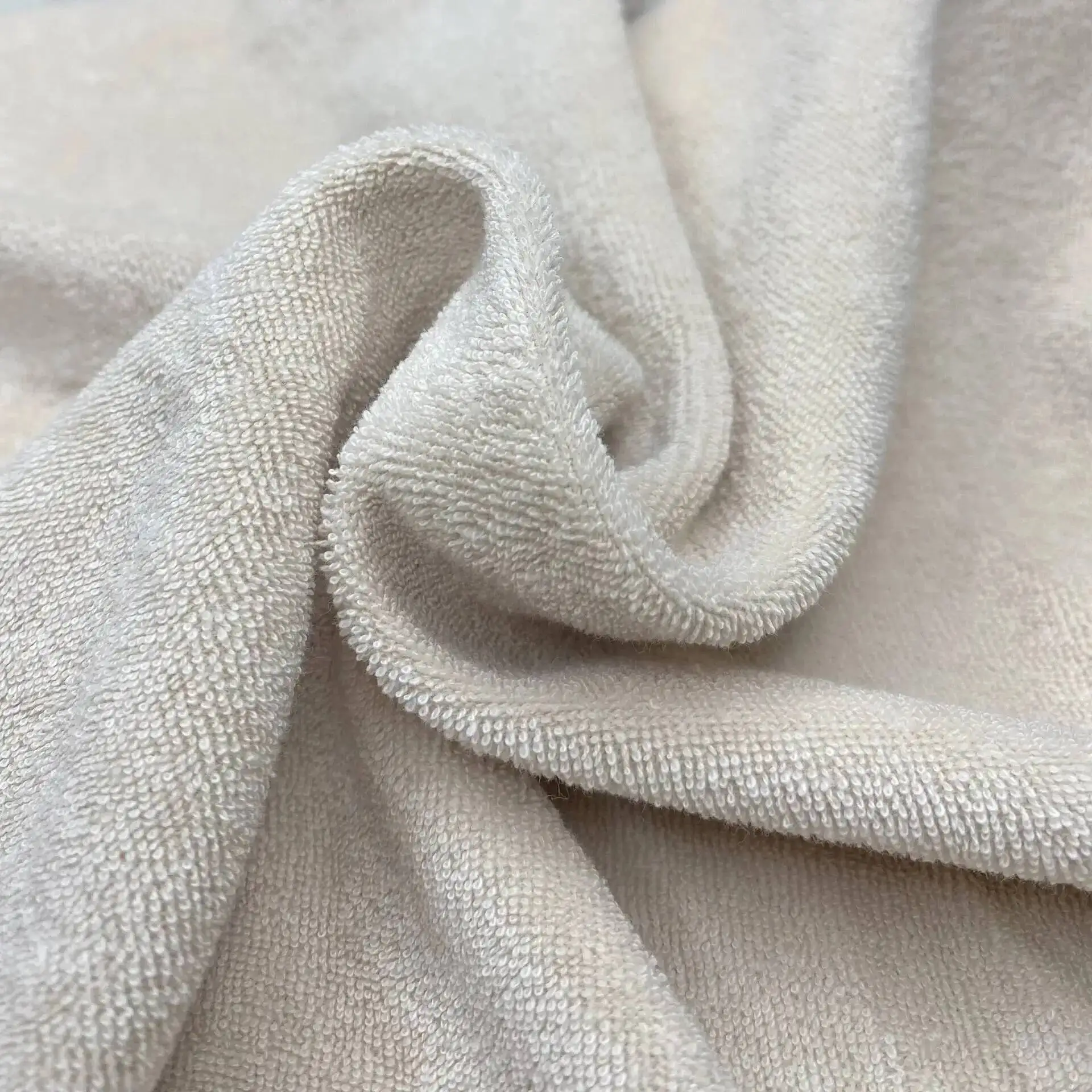 Plush All-Cotton Knitted Fabric for Towels, Hats, and Makeup Bags