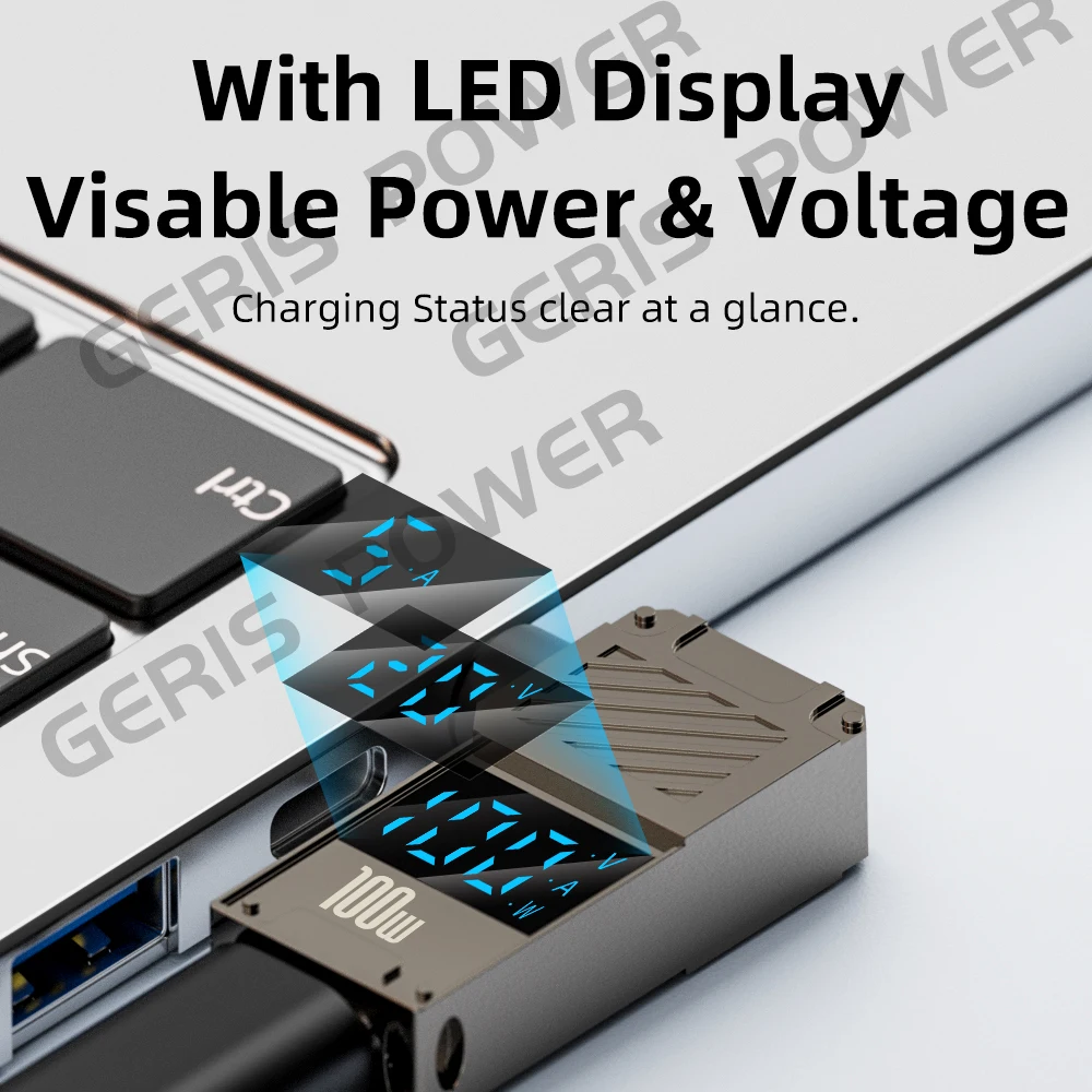 100W USB Type C Fast Charging Adapter Plug Connector Universal USB C to DC Laptop Charger Converter Lenovo Dell Asus Hp Acer