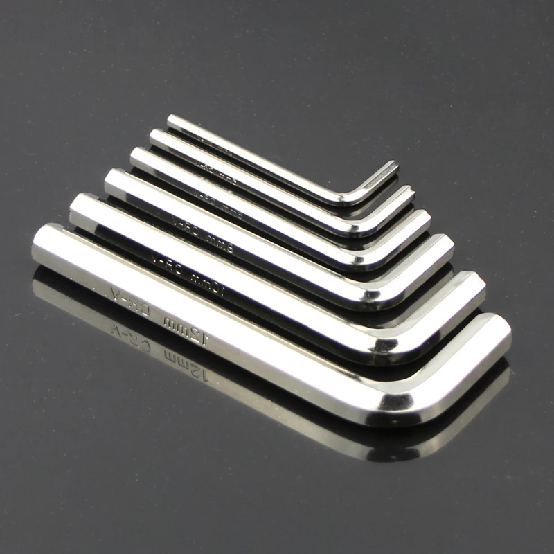1-20PCS Metric Allen Wrench 1.5mm-14mm Hex Key HRC52 CR-V