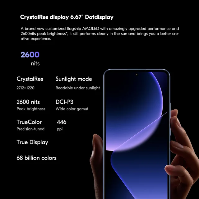 Global Version Xiaomi Mi 13T Pro Cellphone 144Hz AMOLED Display 50MP Leica Camera 120W HyperCharge MTK Dimensity 9200+ MIUI 14 3