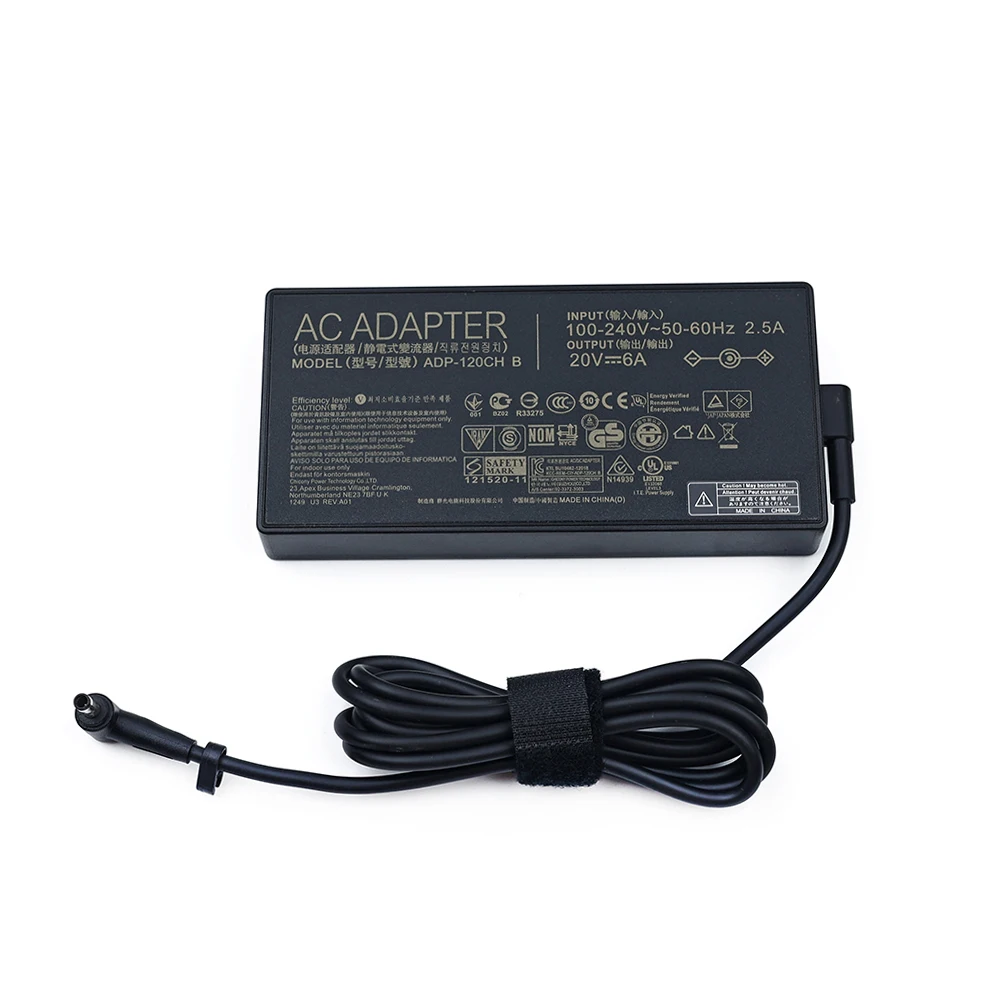 Adaptador ac Carregador Portátil para Asus Ux564eh Ux564ei Ux564ph M6500qb M6500qh M6500qe M6500qc 20v 6a 120w 4.5x3.0 mm Adp120ch b - Imagem 4