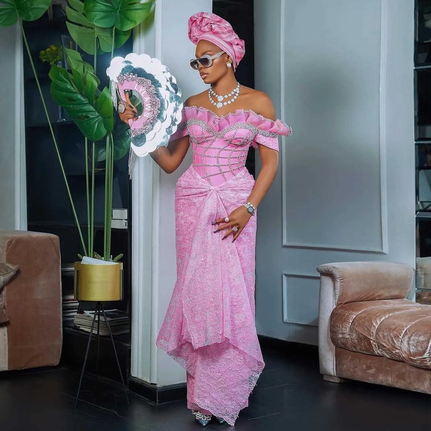 Baby Pink Asoebi Styles Aso Ebi Gowns Gorgeous Pink Lace