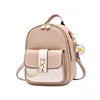 Bag Women 2022 New Fashion Rhombic Contrast Backpack Korean Version Large Capacity Buckle One shoulder Two shoulder Travel Backp 2