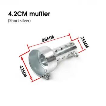 อุปกรณ์เก็บเสียงรถจักรยานยนต์35มม. 42มม. 45มม. 48มม. 60มม. dB ท่อไอเสียนักฆ่า 16