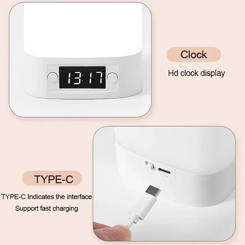 اللمس ليلة مصباح على مدار الساعة LED مصباح التحكم...