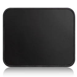 Enhanced EXCO Stitched Edge Non-Slip Mouse Pad - Washable and Portable - 260x210x2mm (Black Stitched Edge)