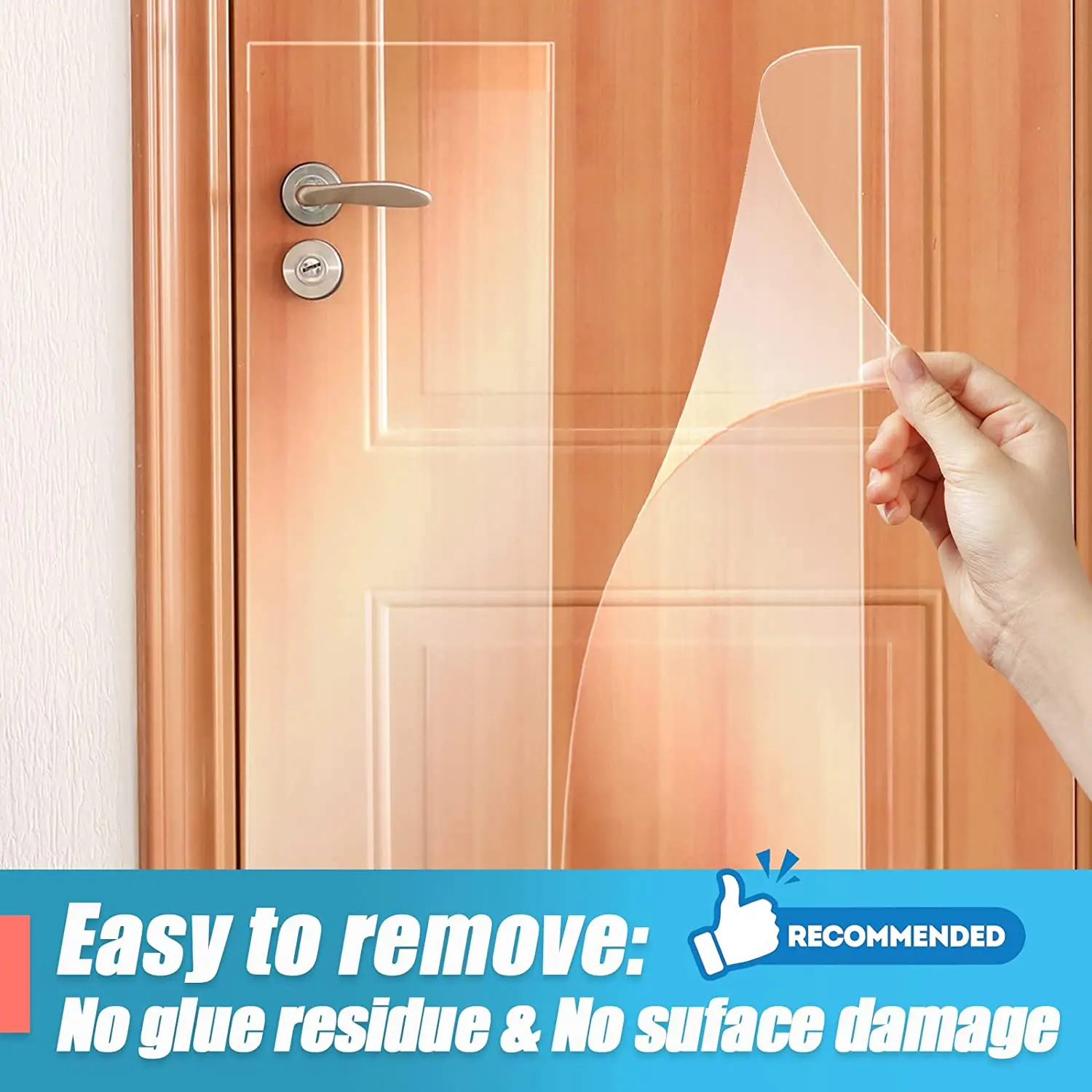 Door Protector from Dog Scratching Clear PET Door Guard for Dogs