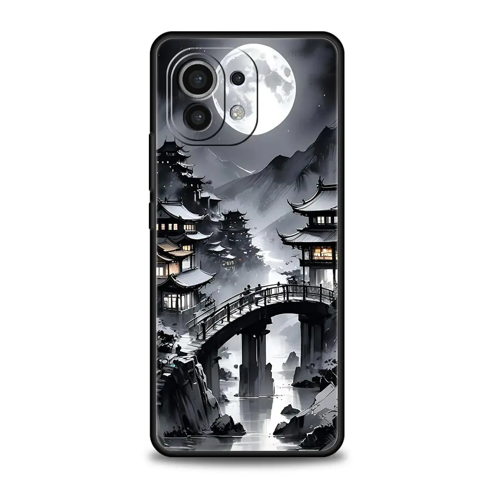 Japanese Anime Landscape Art Soft TPU Phone Case