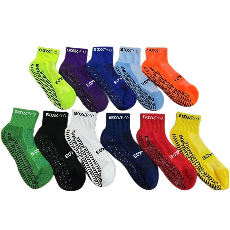 New Good Quality Anti Slip Soccer Socks Men Sports Socks Non-Slip Basketball Sport Running Training Socks 10 Colors