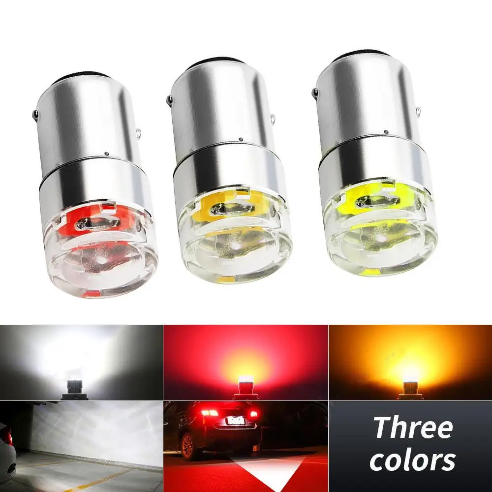 

Super Bright P21W Led Lamp 1156 COB Car Light BA15s 1157 Bay15D Bulb Auto Reverse Turn Signal Brake White DRL 12V