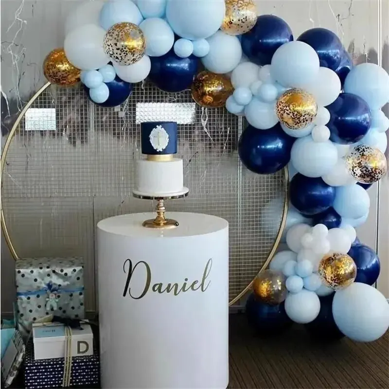 Balloon Garland Arch Blue