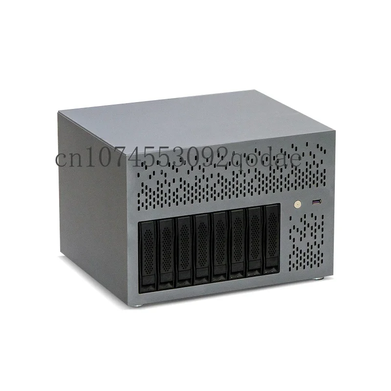 

NAS/AIO Chassis DIY8 Disk ATX Half Height PCIe Black Group Glow SFX File Storage Server