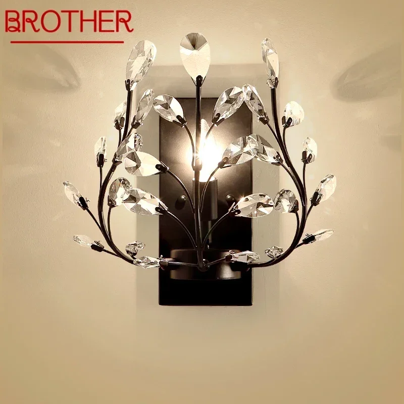 BROTHER Modern Crystal Wall lamp 2