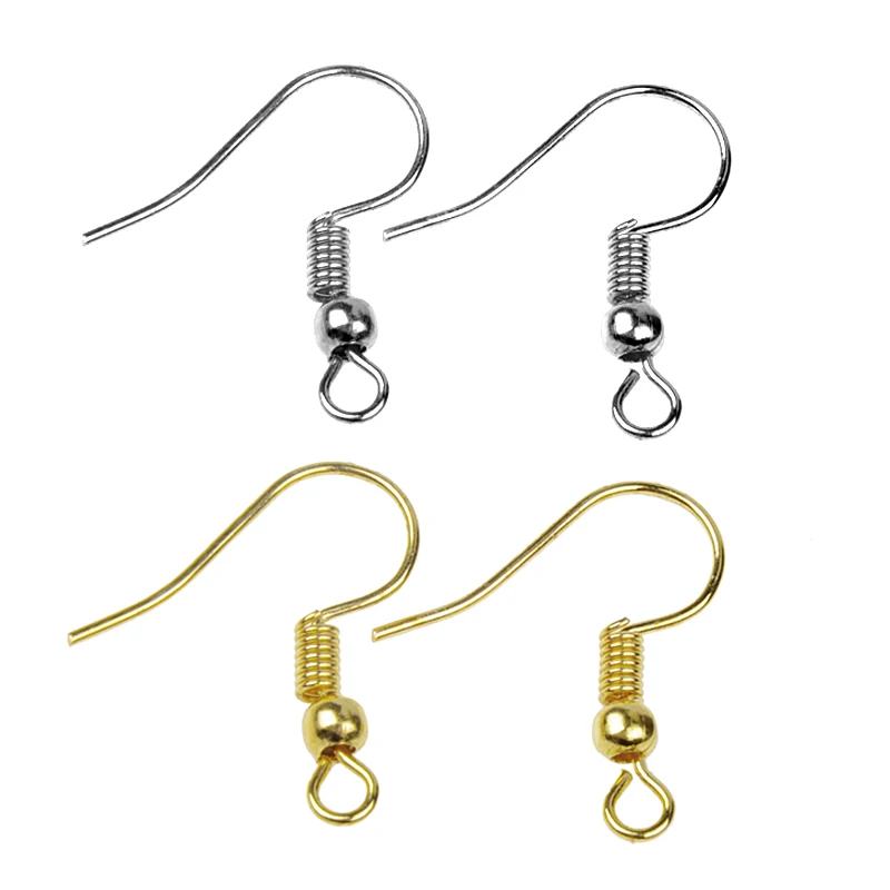 Crochet De Boucle D'oreille, En Acier Inoxydable, Fermoirs Pour La Fabrication De Bijoux, À