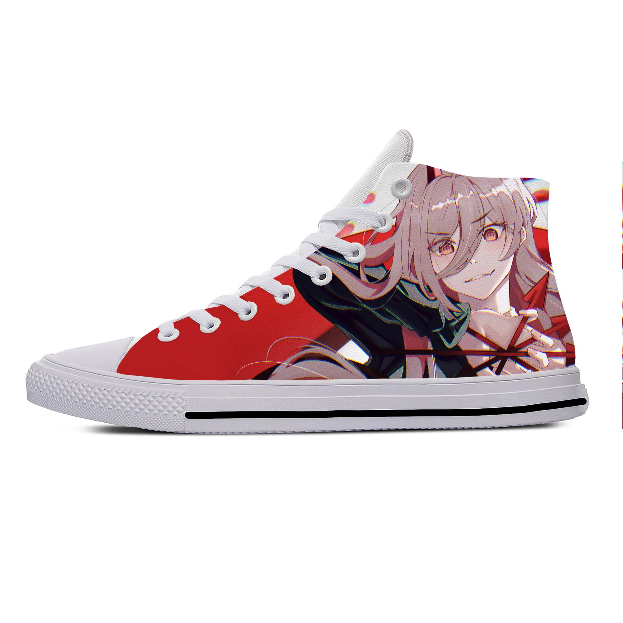 

Кроссовки мужские/женские из ткани с высоким верхом и 3D-принтом