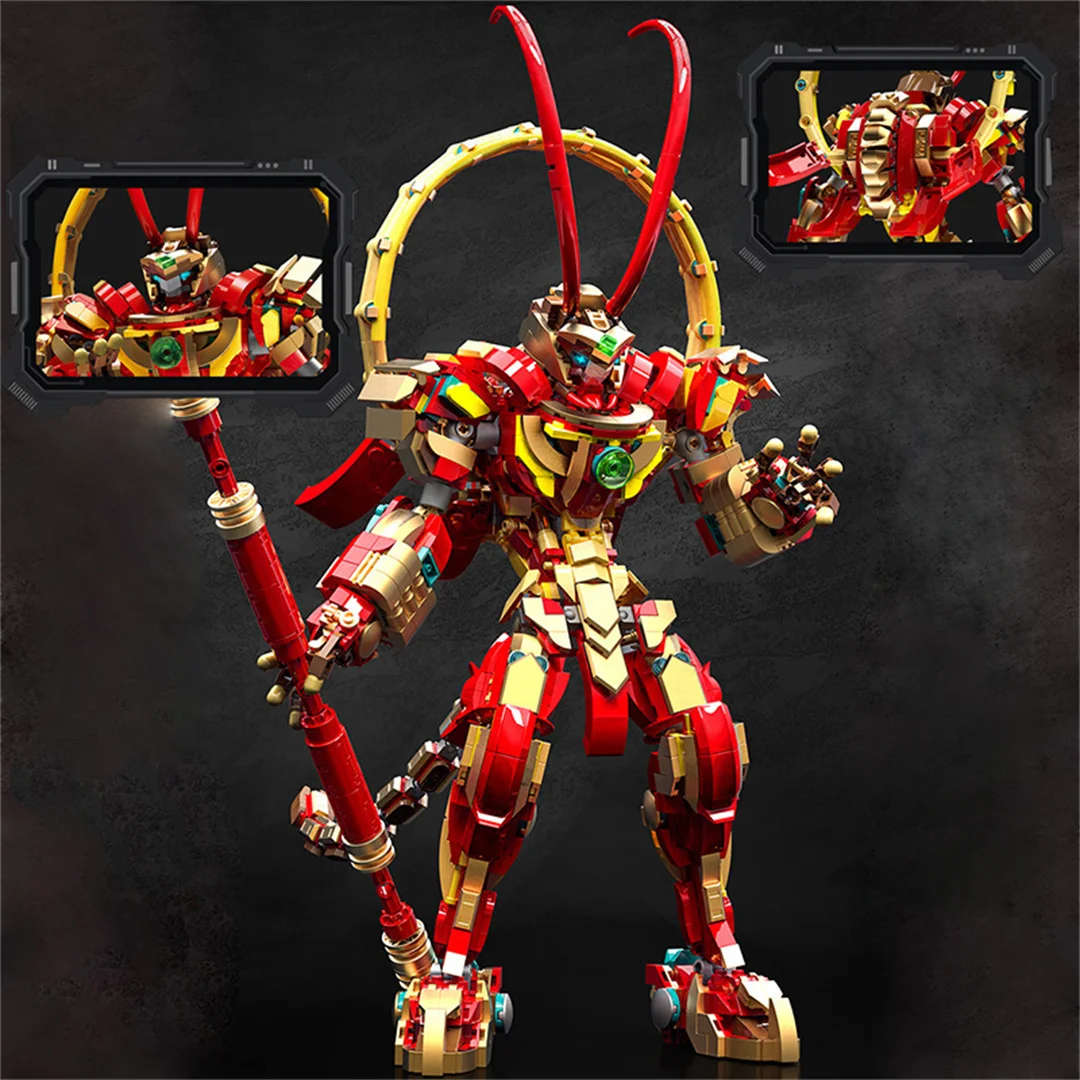 

1393 шт., Детский конструктор «Mecha»
