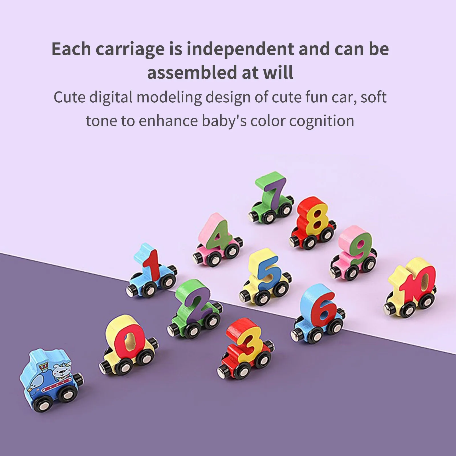 Magnetic Number Train Set 3