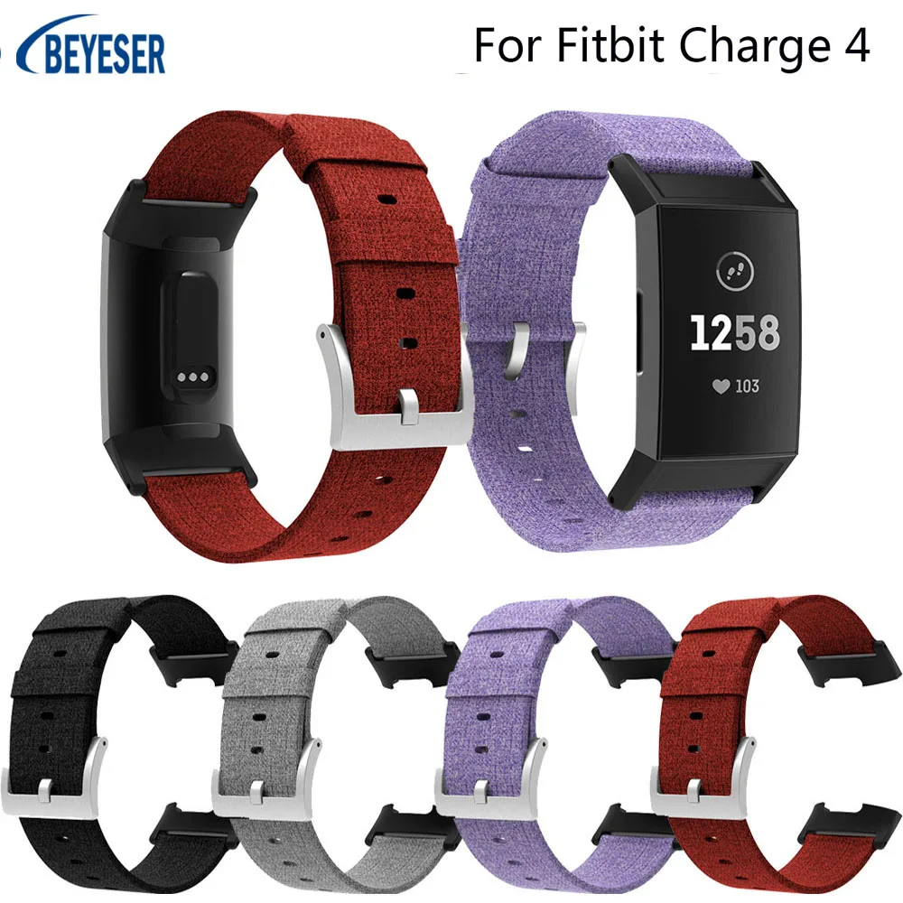 18mm New Design Classic Woven Canvas Band Strap Replacement Smart Strap