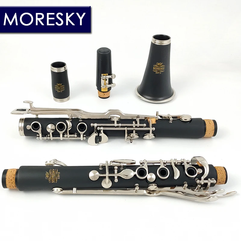 Clarinet MORESKY German G Tune 20 Key ABS Resin Body Nickel Plated Keys E913 clarinet woodwind instrument