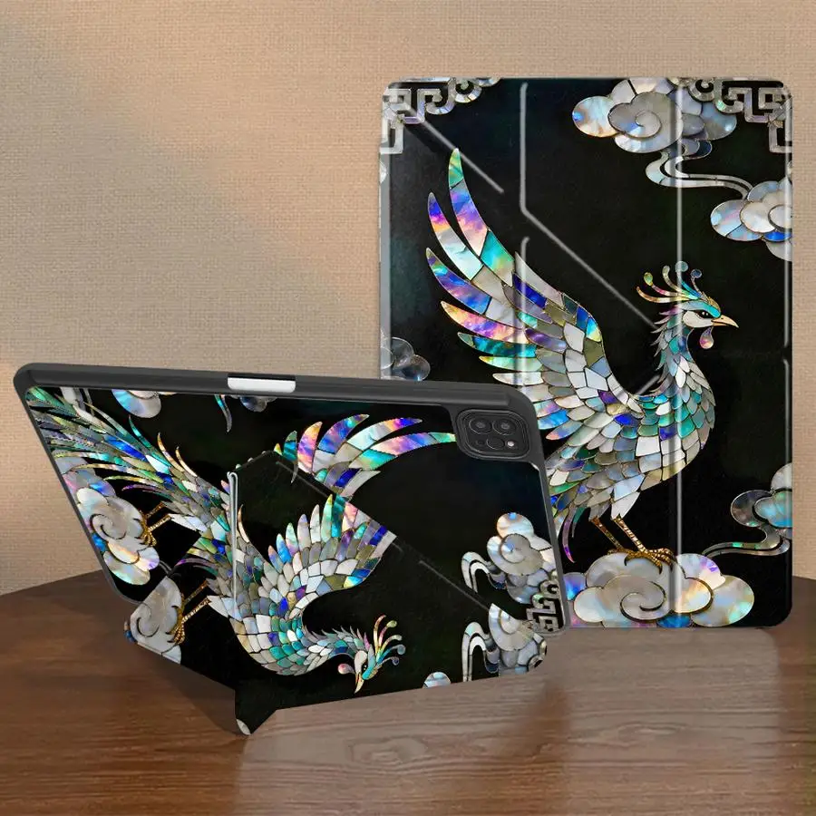 Phoenix Design Tablet Case with Holder Cover, for Multiple Models and Sizes