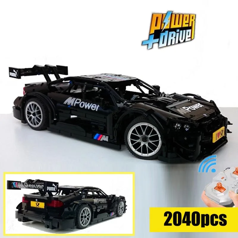 

Новинка, спортивные автомобили HighhM4 DTM - Timo Glock, модель автомобиля с дистанционным управлением, функция мощности двигателя, подходит для строительных блоков, кирпичи, игрушки, детский подарок