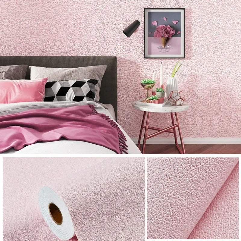 thumbnail image 1 of Papel tapiz de pared autoadhesivo de espuma 3D de lino de PVC de color sólido, grueso, impermeable, para renovación de paredes, decoración del hogar, 1 of 5