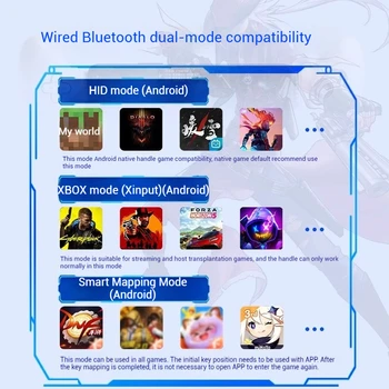 Memo S3 Gamepad Type-C Mobile Phone Controller Hall Effect Stretching Handle Stick Joystick Android Ps Cloud Game Customized 6