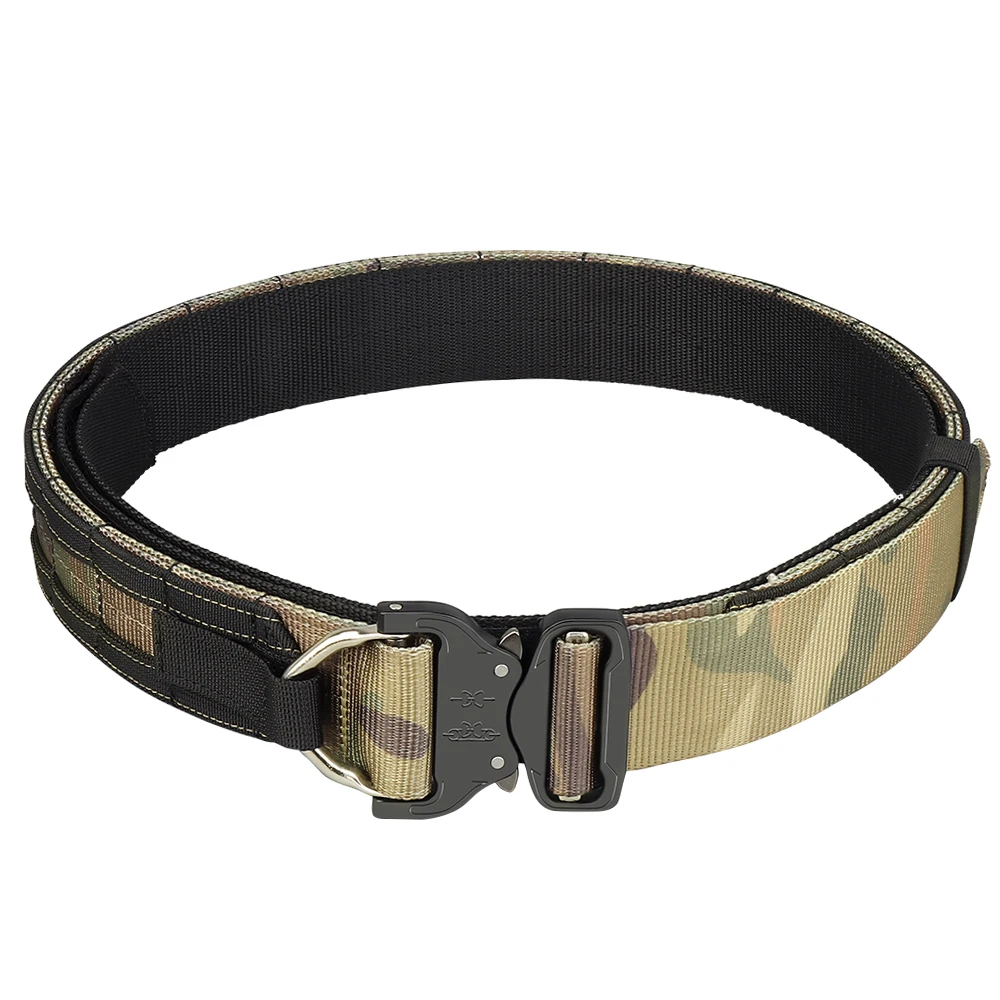 Fibbia Tattica A Sgancio Rapido In Metallo 5 Cm – Lega Di Zinco Resistente Per Cinture, Collari E Zaini – Colore Nero