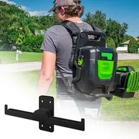 Backpack Blower Wall Mount Rack Steel Backpack Blower Rack Holder Hunting Pack Storage Chainsaw Chain Storage Hanger Garage 2