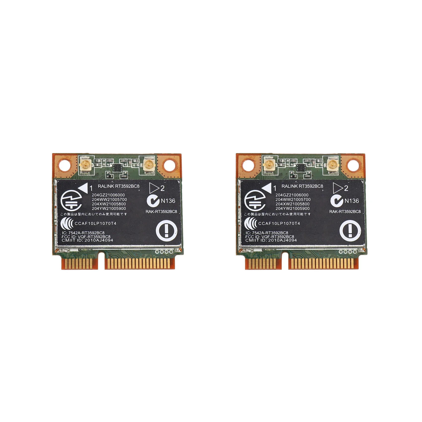 

2X RT3592BC8 Dual Band 300M & Bluetooth 3.0 Wireless Card for HP 4530S 4330S 4430S 4230S SPS: 630813-001