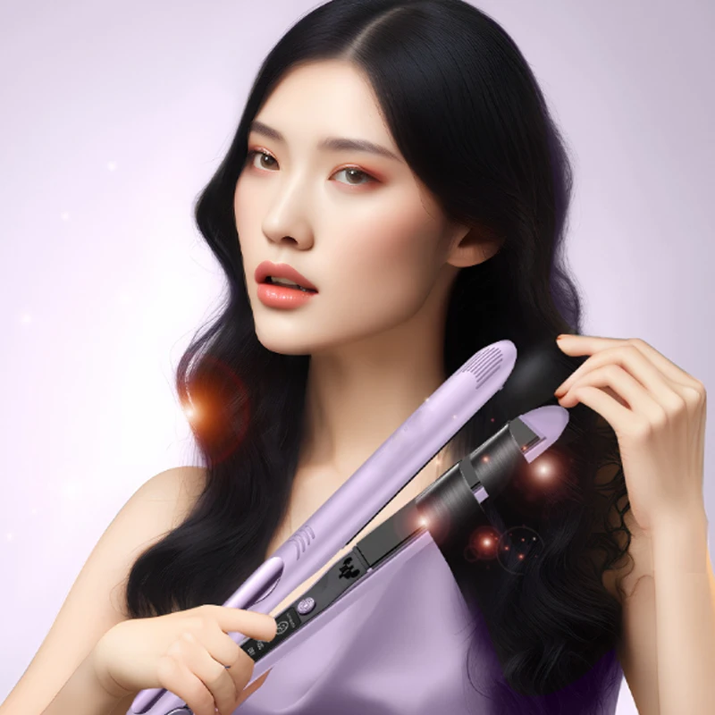 26MM Negative Ion Hair Straightener Twist Straightening Curling Iron Pro Anti-scald Ceramic Glaze Fast Heating Styling Flat Iron 4