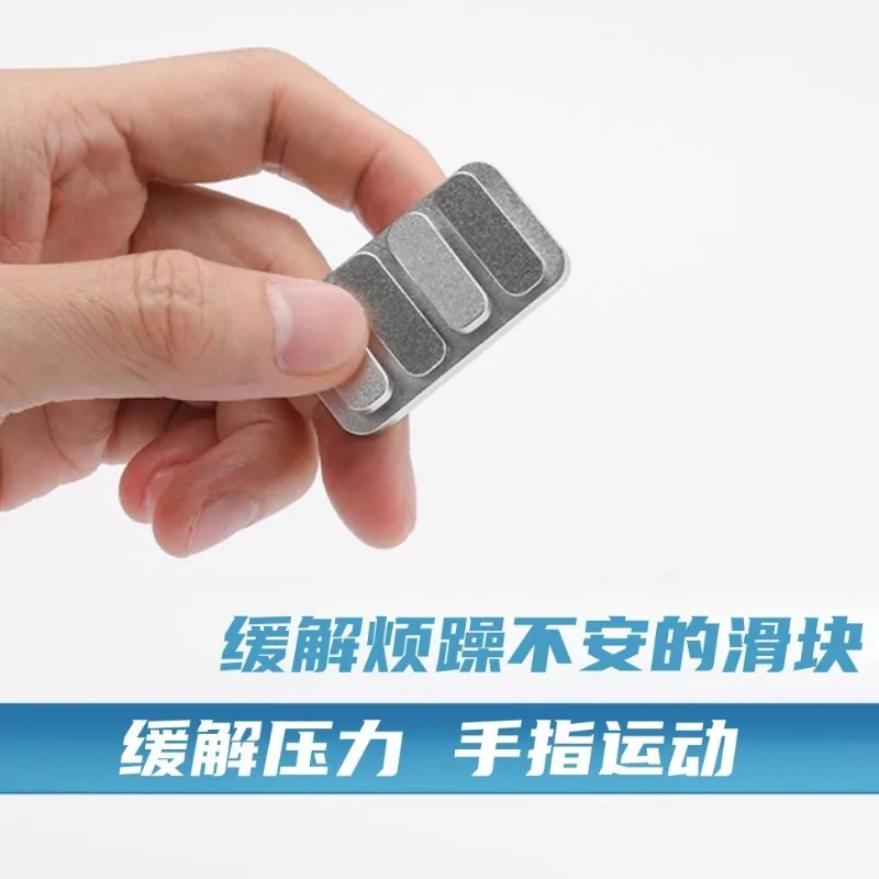 Piano Keys Fidget Clicker Slider Fidget Spinner Autism ADHD Metal EDC Toy Desk Toy Anxiety Stress Relief Adult Gift