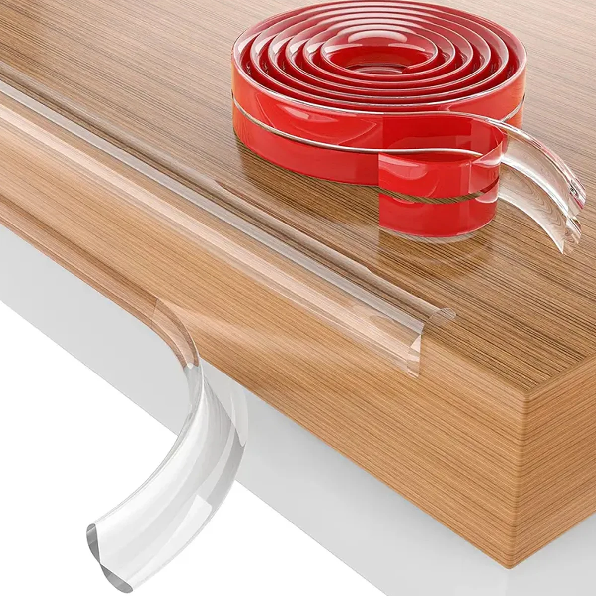 1pc Silicone Soft Corner Protectors With Pre-Taped Strong Adhesive To Shield Sharp Corners Of Cabinets Tables & Drawers 5