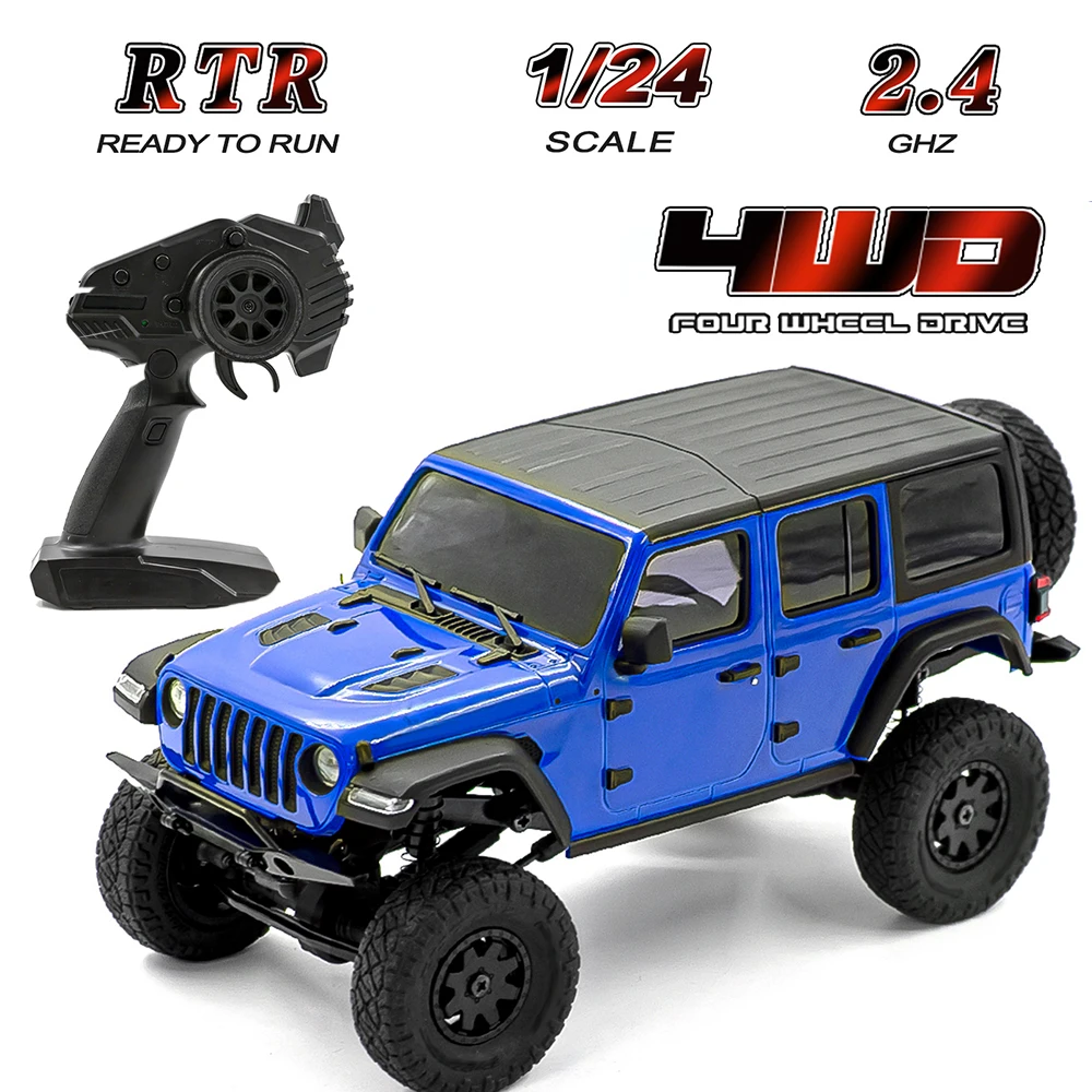 

NEW RED001 1:24 MINI RC Car 4WD 2.4GHz RC Crawler Simulation Buggy Electric Remote Control Model Cars RTR Adult KidS Toy Gifts