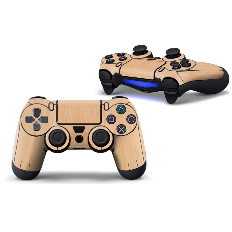 wood Hot selling and wholesale skin sticker for ps4 controller TN PS4QB 0239| | - AliExpress