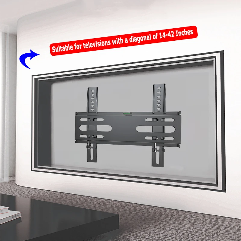 TV wall mount bracket LED LCD Tilt Adjustable Strengthen Support for 14''-42'' Load Up to 40kg VESA 200*200
