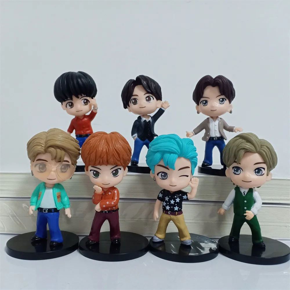 7pcs/set Bangtan Boys Groups Rm Jin Suga Jhope Jimin V