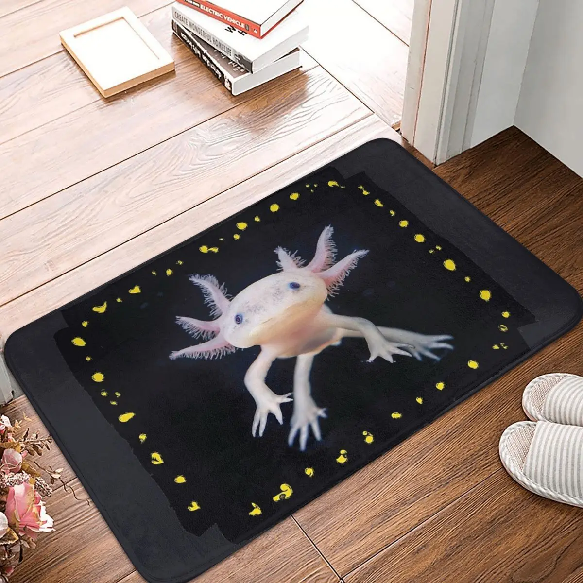 

Axolotl Doormat Rug Carpet Mat Footpad Polyester Anti-slip Absorbent Mat Front Room Corridor Kitchen Bedroom Balcony Toilet