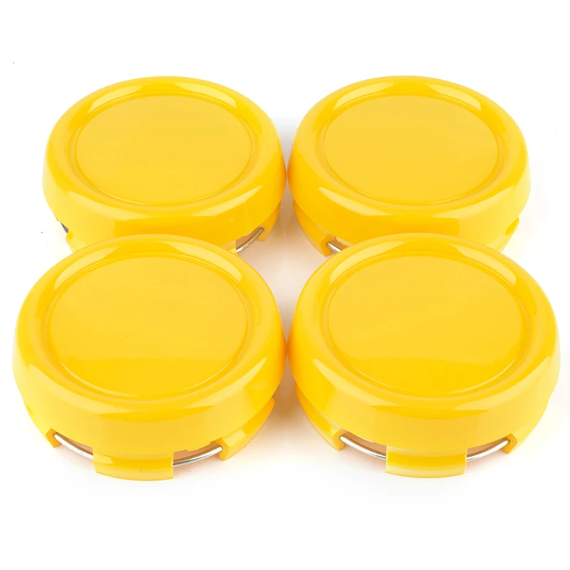 RhinoTuning Lot De 4 Cache-moyeux Pour Benz Honda OD 75 Mm ID 69,5 Mm Noir Et Blanc Convient Pour S300 ML350 W210- E320E200 CLS55AMG S2000