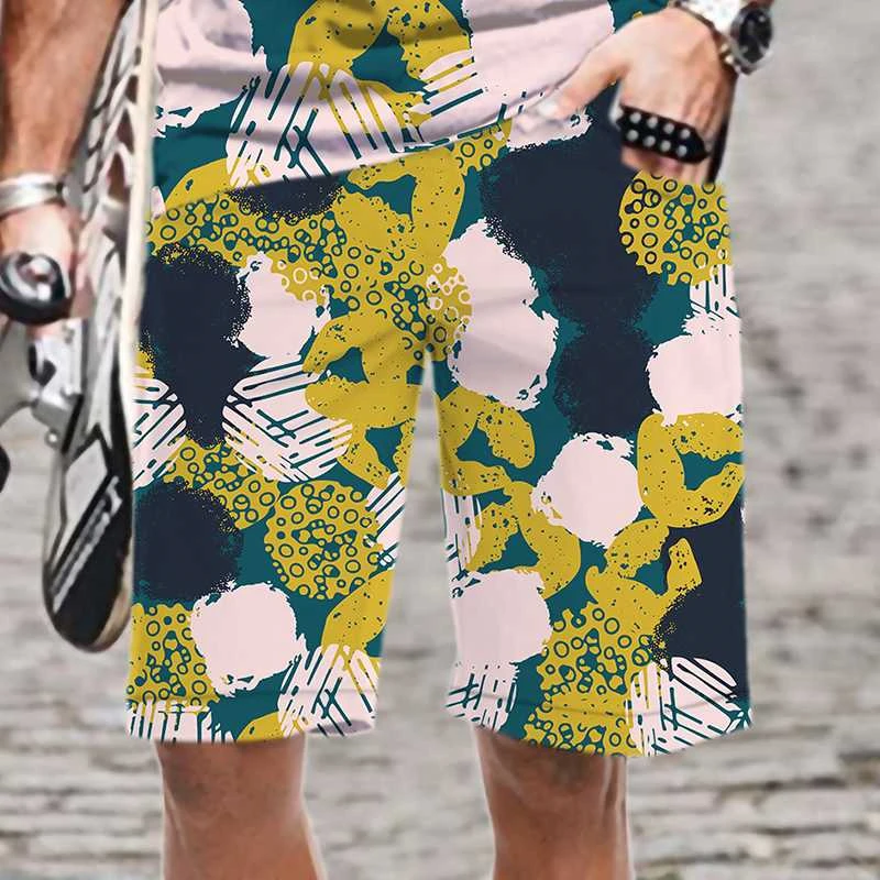 

Casual Fashion Mens Shorts Hawaii Vacation Swimsuit For Men Board Shorts 3D Floral Print Short Pants Ropa De Hombre Beach Shorts