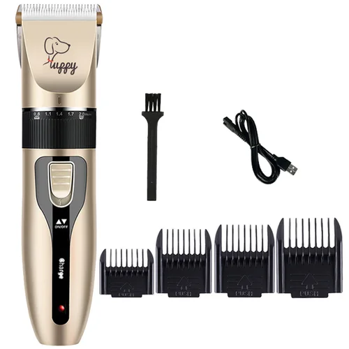 개 고양이 헤어 클리퍼, 그루밍 헤어컷, 풀 세트, 애완 동물 충전식, 전문 커터, 절단기 5