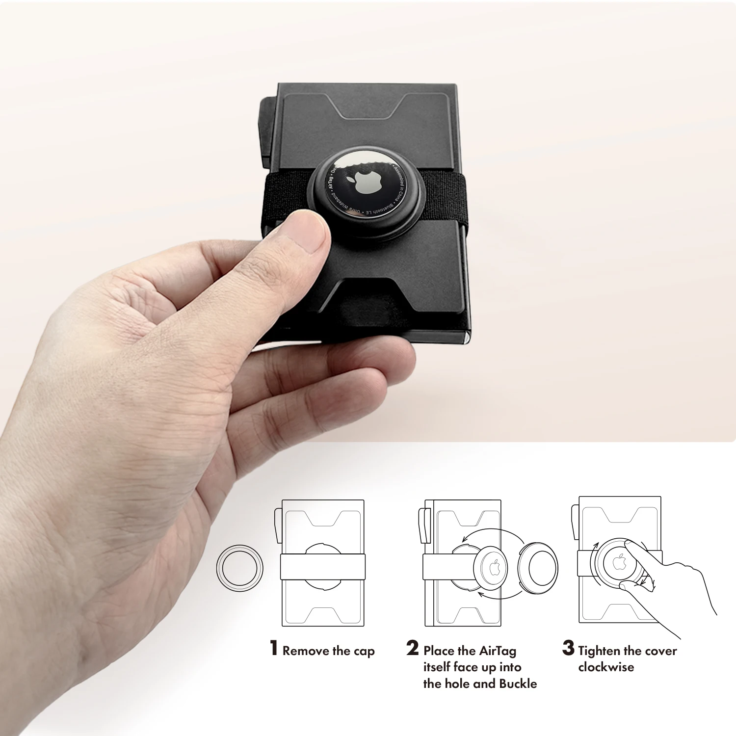 Sleek RFID Blocking Metal Wallet: Minimalist Pop-Up Card Design