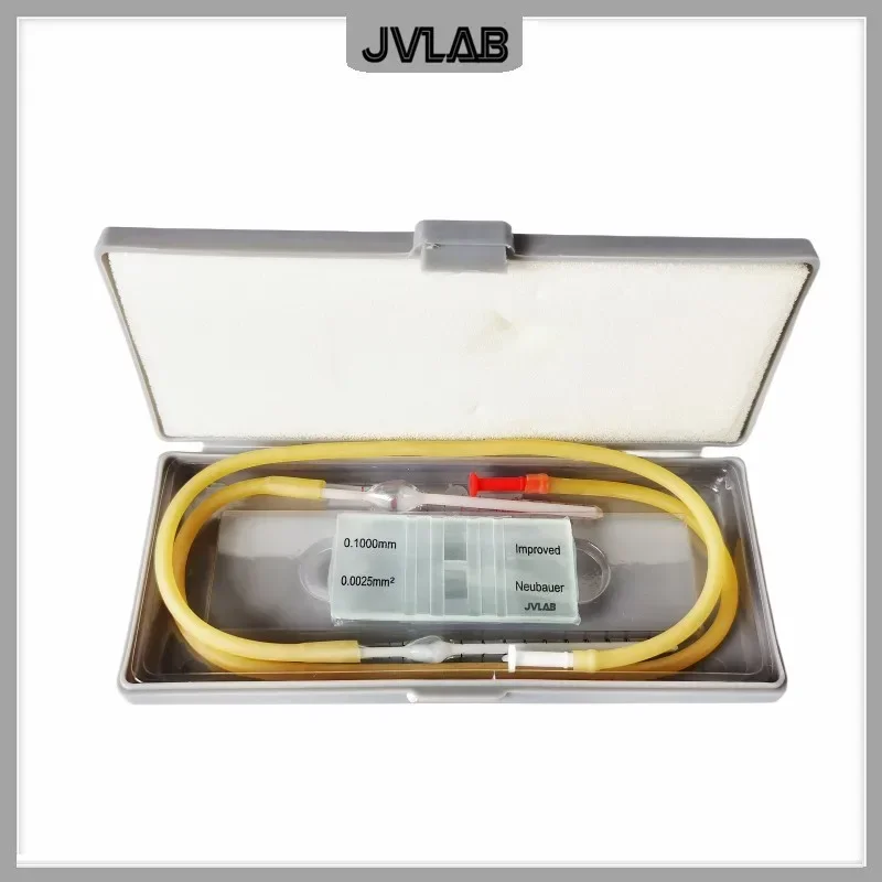 Improved Neubauer Hemocytometer Blood Hemocytometer Cell Counting Chamber Set ART NO.1280