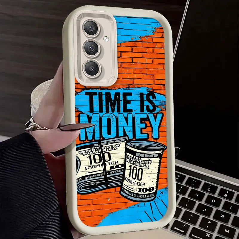 Time Is Money Dollar Design Phone Case Back Cover